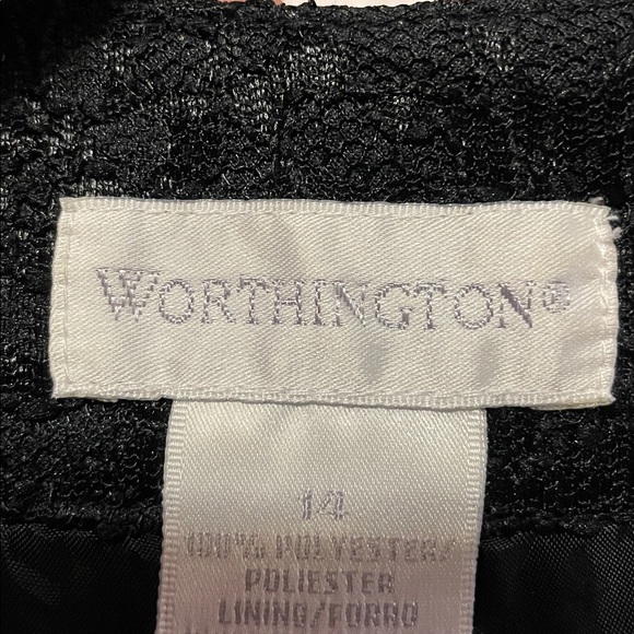 Worthington Elegant Black Lace Pants - Picture 6 of 7